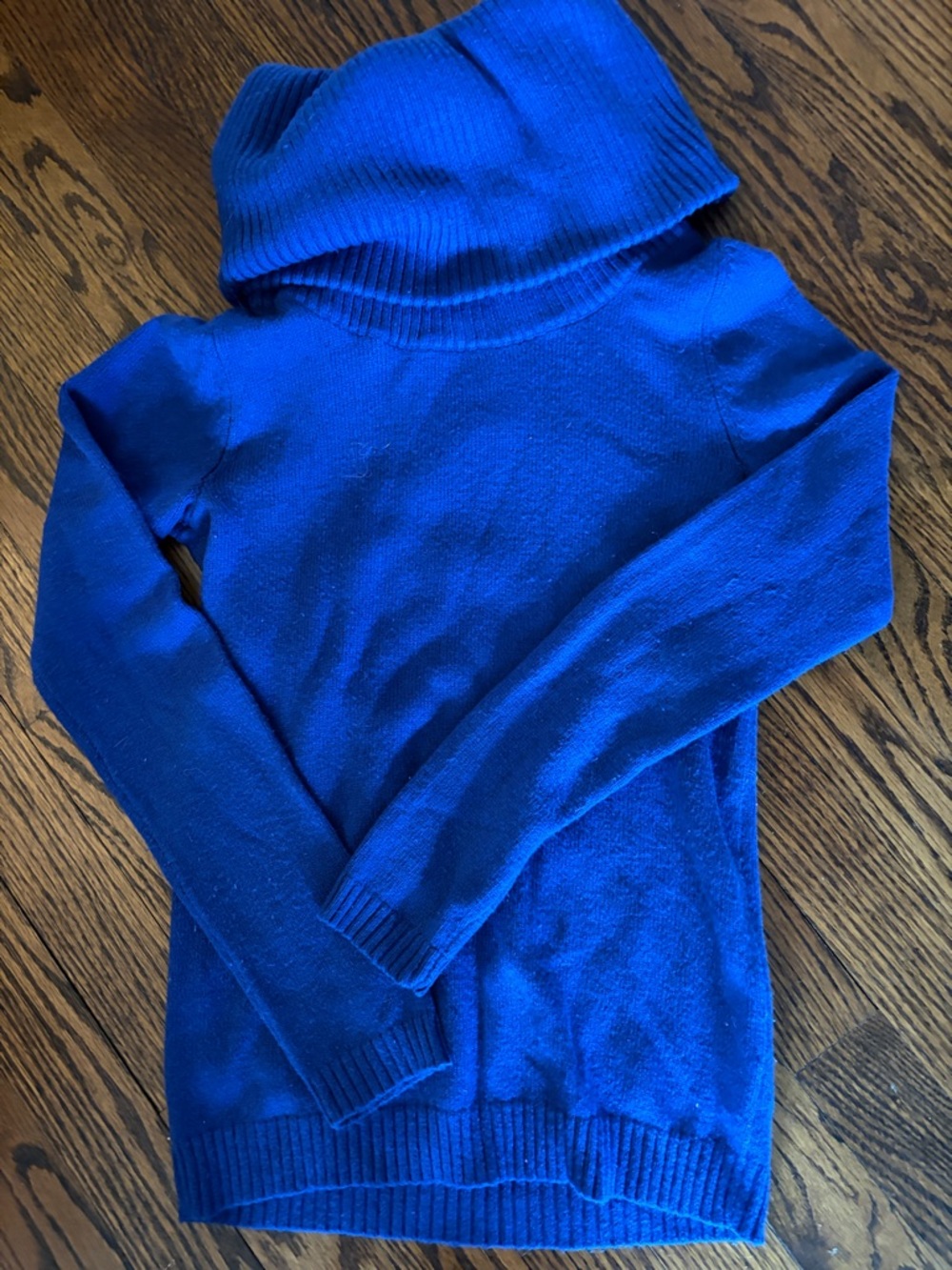 GAP Royal Blue Cowl Neck Sweater